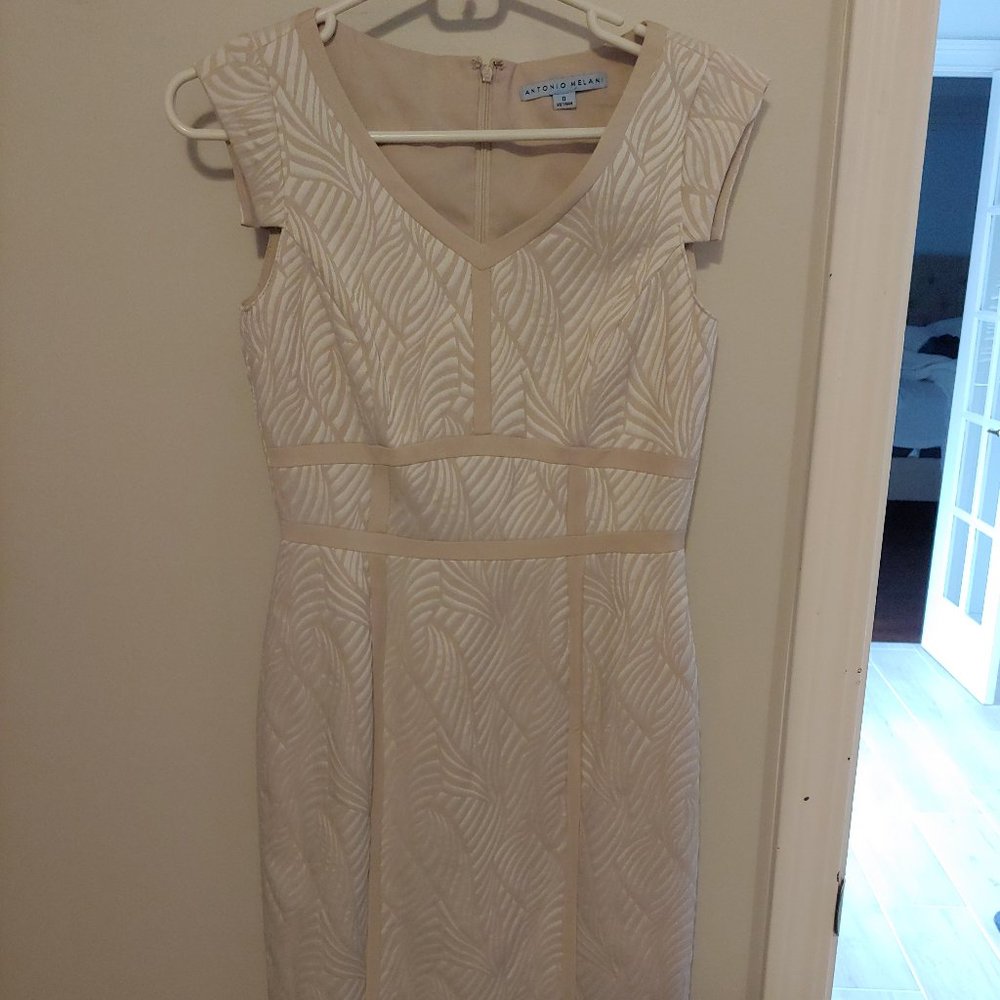 Antonio Melanie white dress